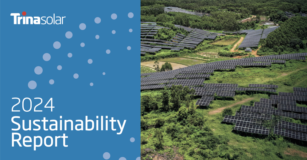 Trinasolar releases 2024 Sustainability Report highlighting circular innovation, low-carbon manufacturing, and social impact Image
